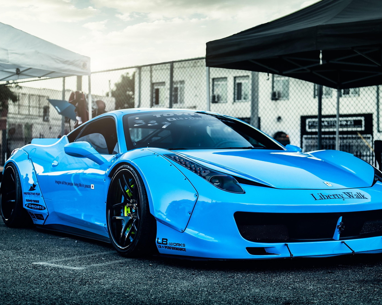 blue, car, ferrari, 458, vehicle, sports car, supercar