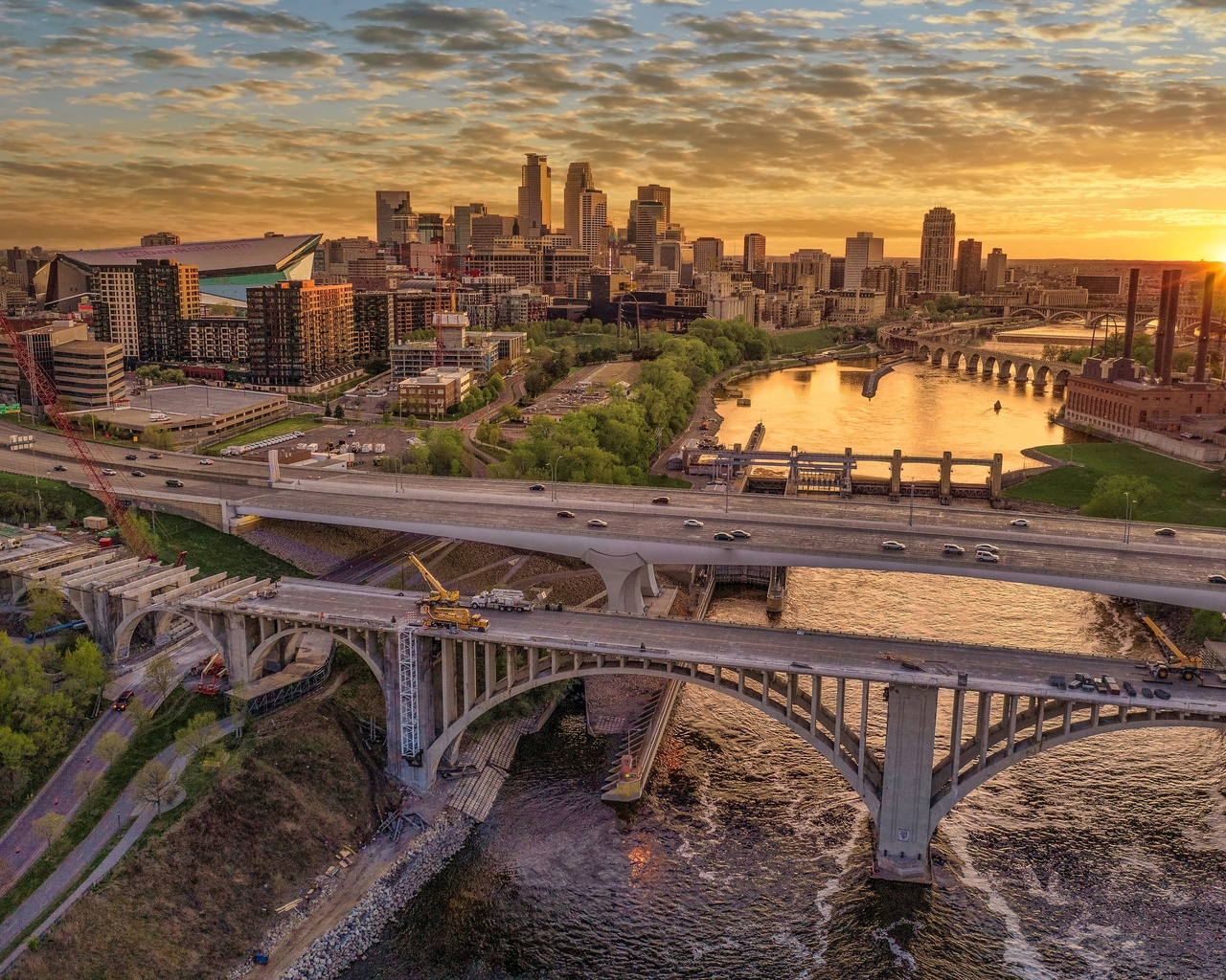 minnesota, minneapolis, mississippi river, 