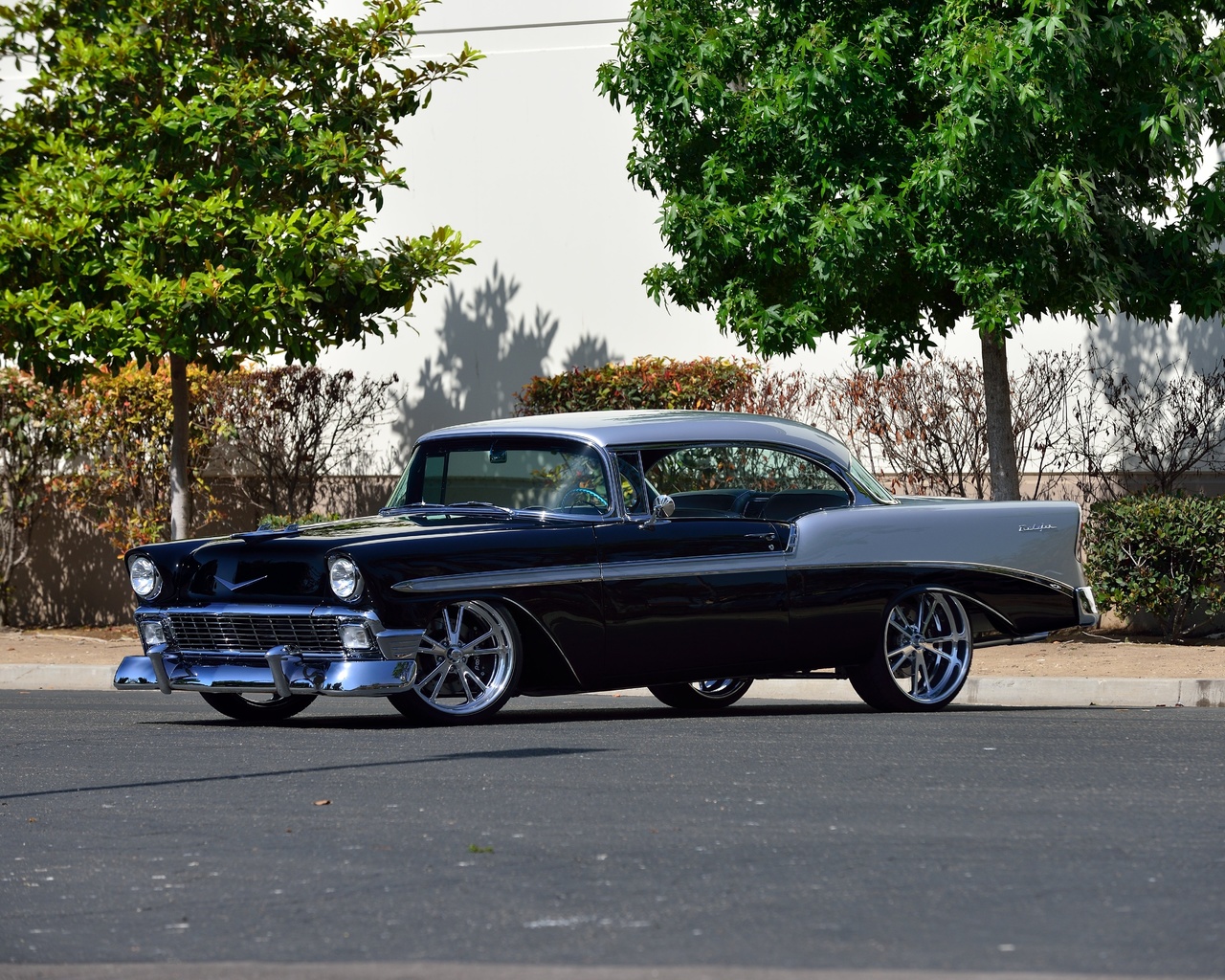 1956, chevrolet, bel, air, belair