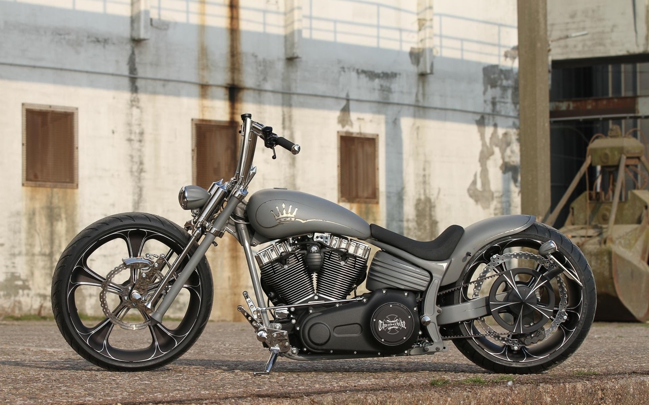 harley davidson, custom, thunderbike