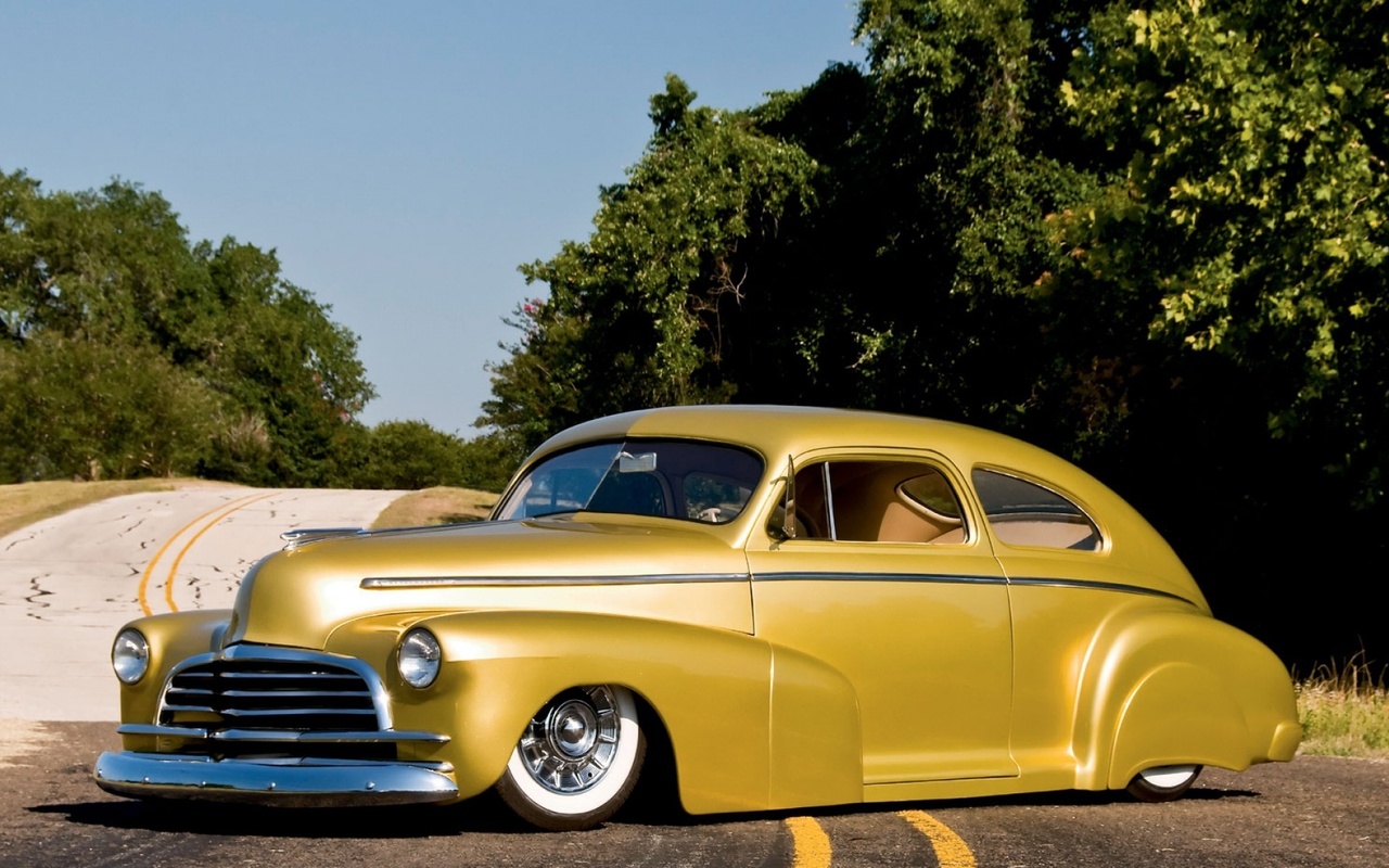 american, classic, car, custom