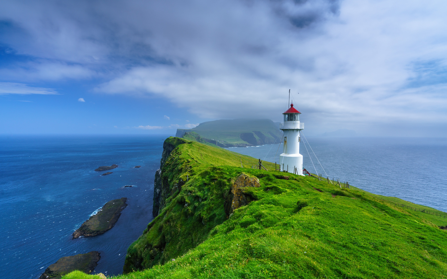 , , , , holmur lighthouse, mykines, faroe, islands, , 