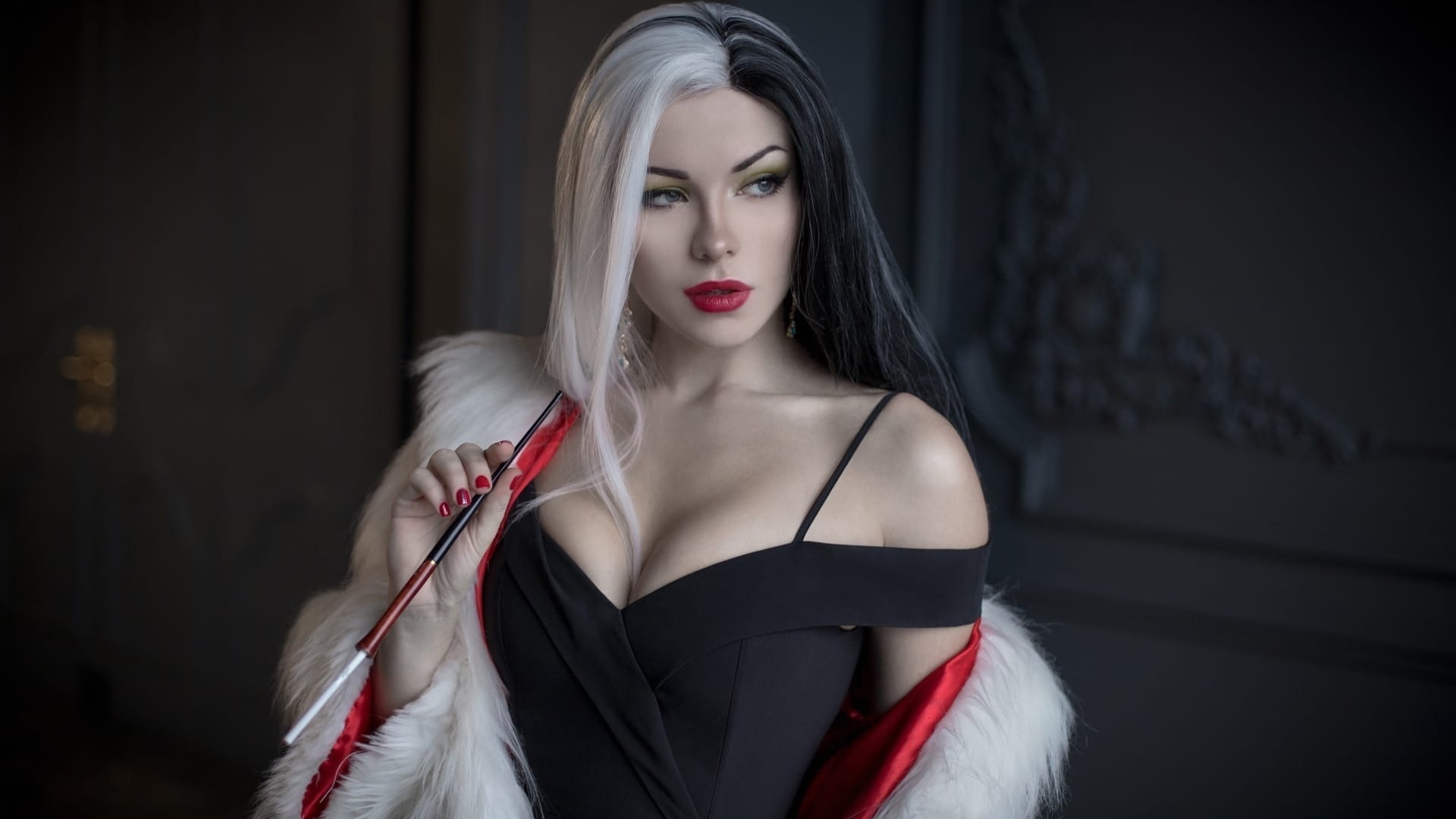 irina meier, cosplay, , cruella de vil