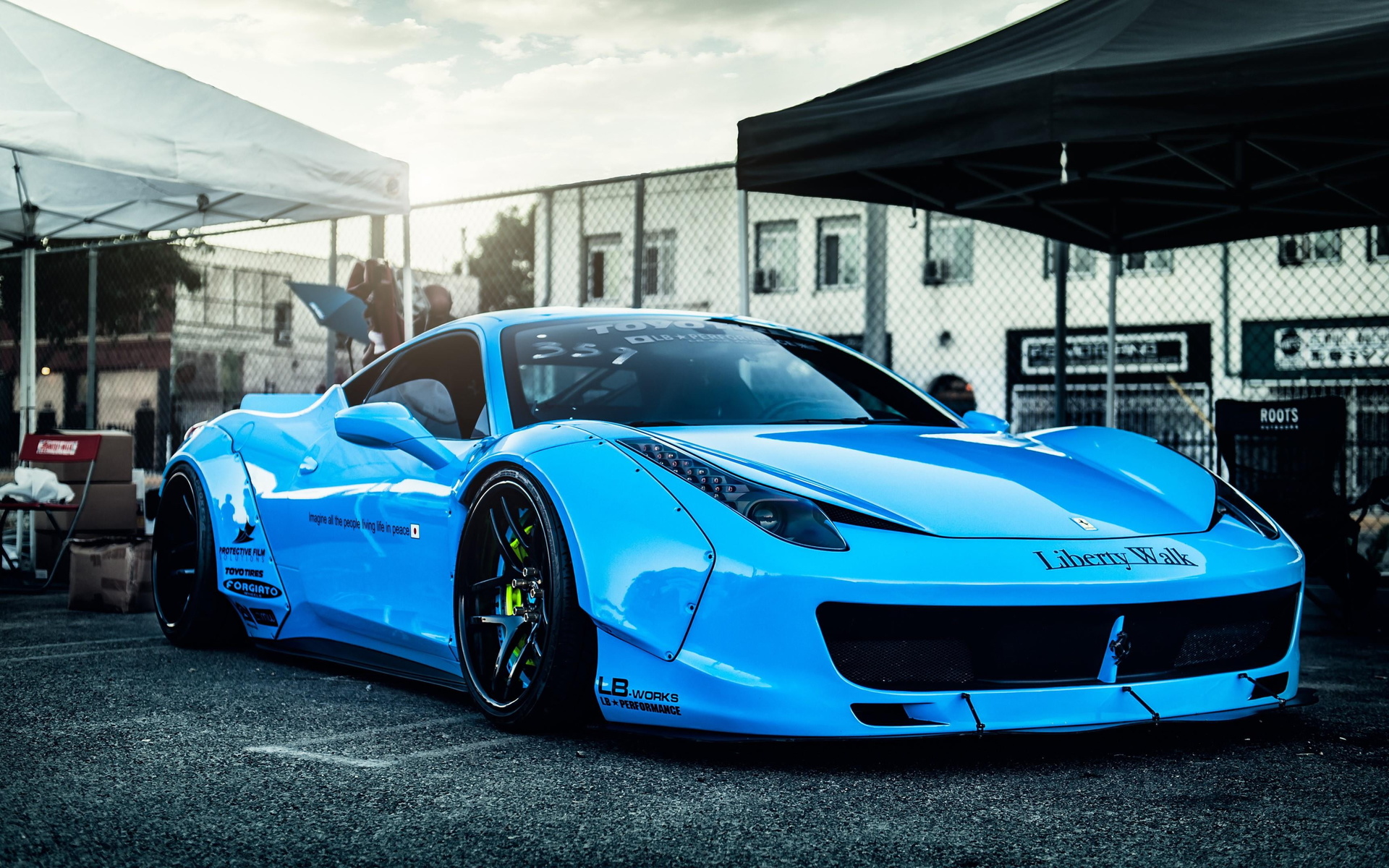 blue, car, ferrari, 458, vehicle, sports car, supercar