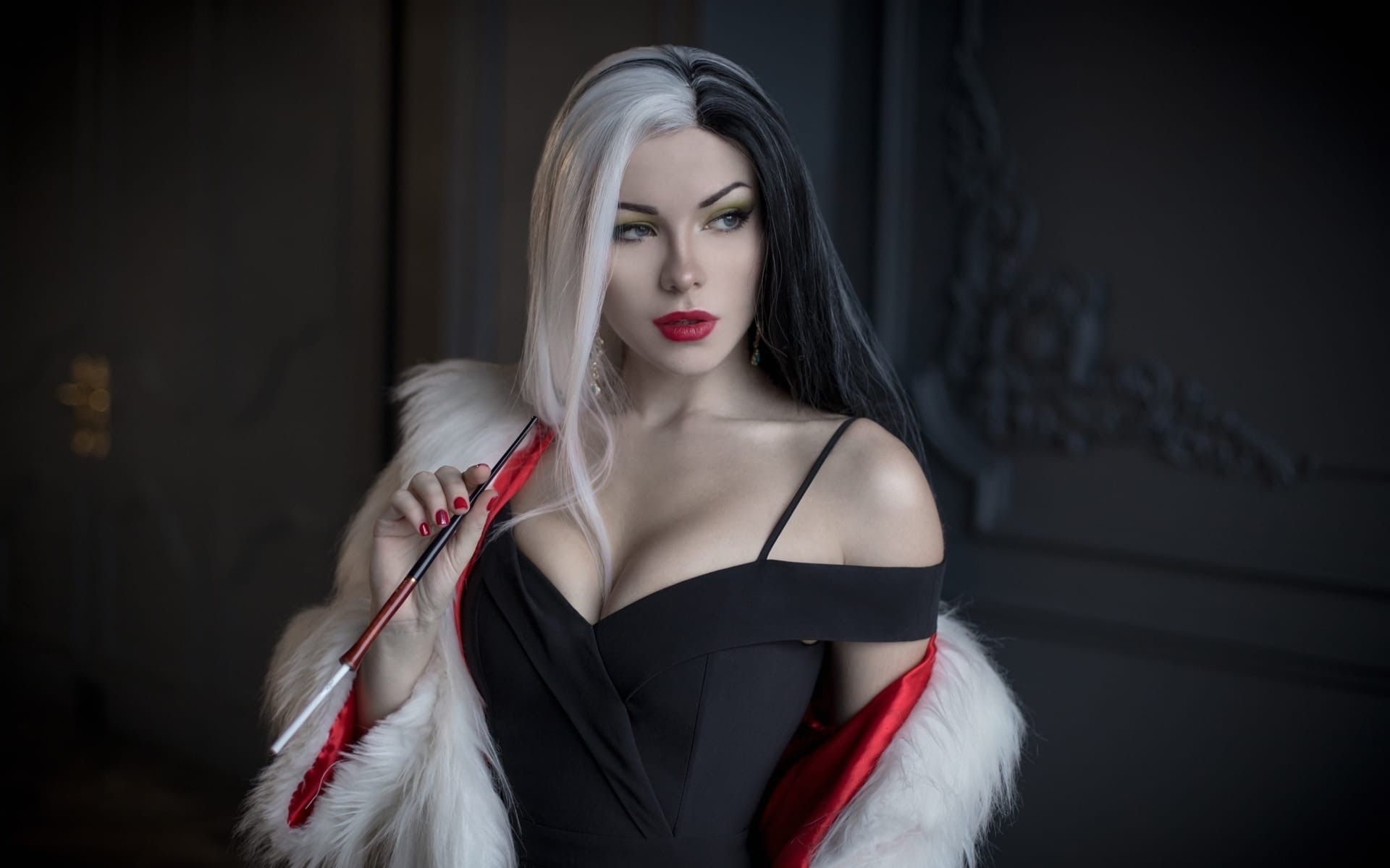 irina meier, cosplay, , cruella de vil