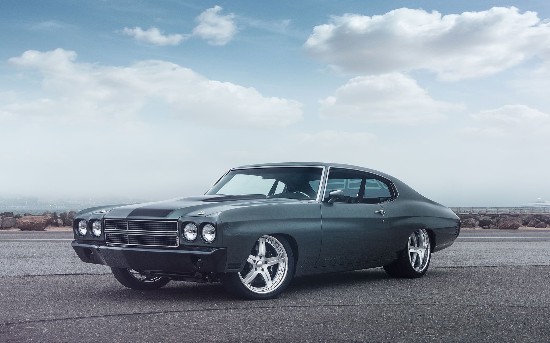 chevrolet, chevelle, custom, pro touring, ,,