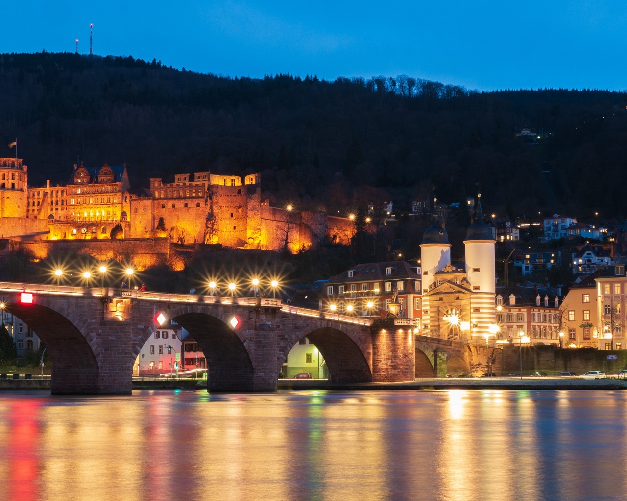 , , , heidelberg, neckar river, , 