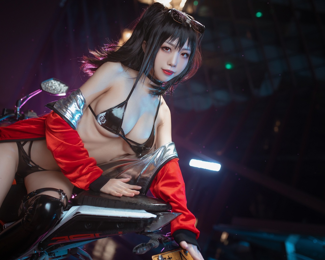 azur lane, race, queen, taihou, cosplay, 