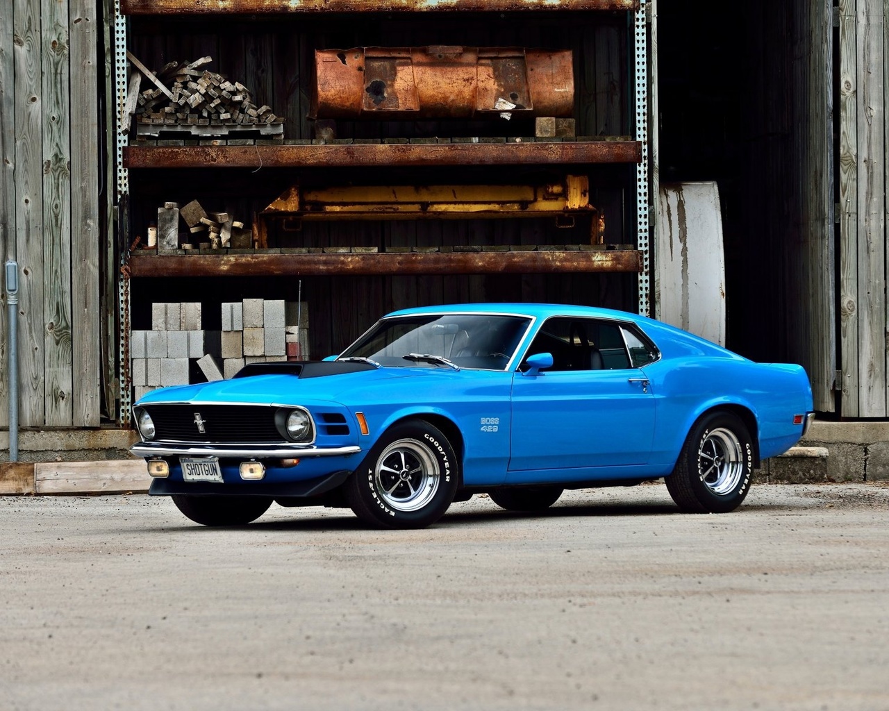 ford, mustang, 1970, boss, 429