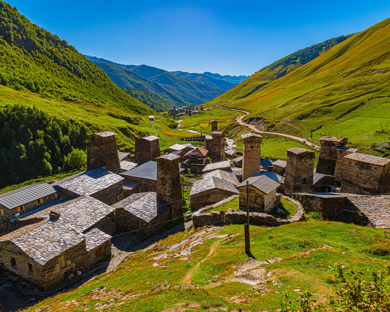 , , , ushguli village, svaneti, , 