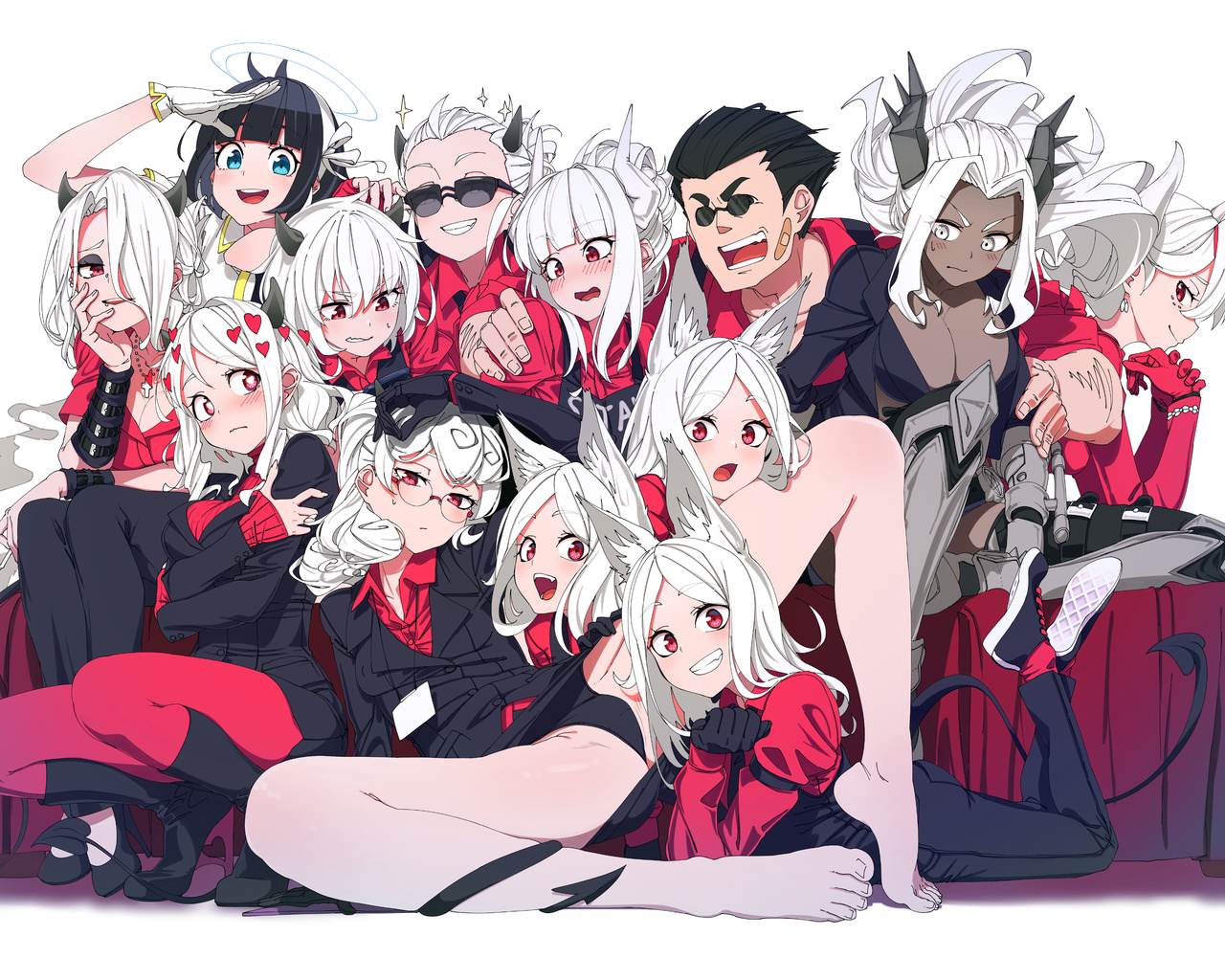 helltaker, , cerberus, zdrada, modeus, lucifer, justice, judgement, malina, pandemonica, beelzebub, azazel