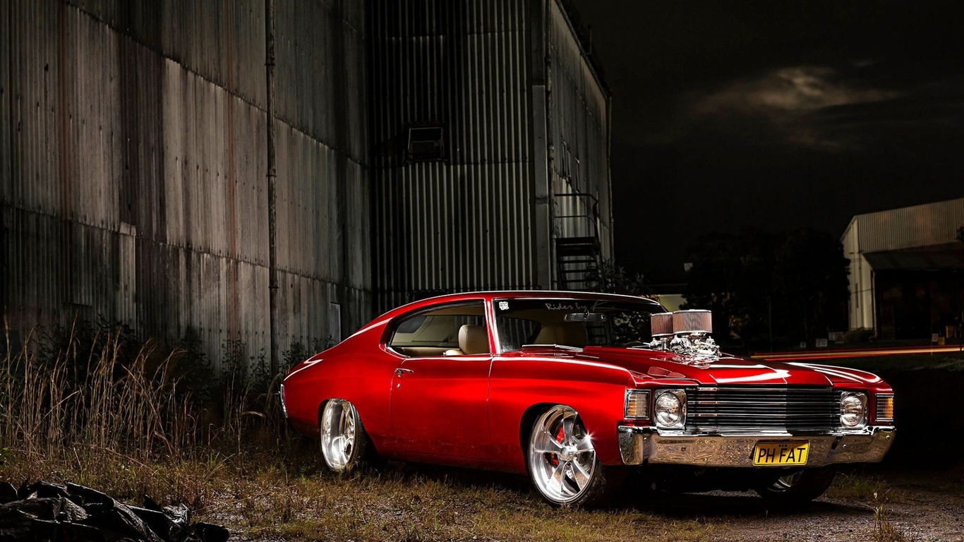 chevrolet, chevelle, custom, ,,