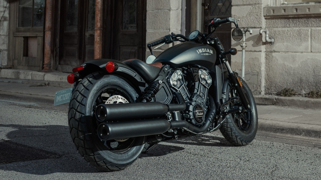 indian, scout, bike, bobber