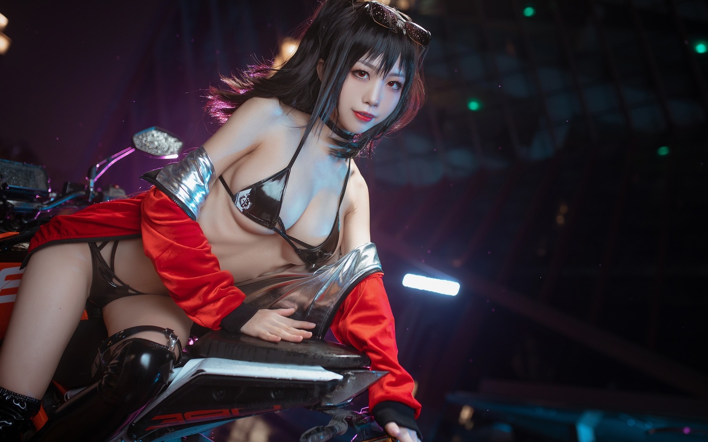 azur lane, race, queen, taihou, cosplay, 