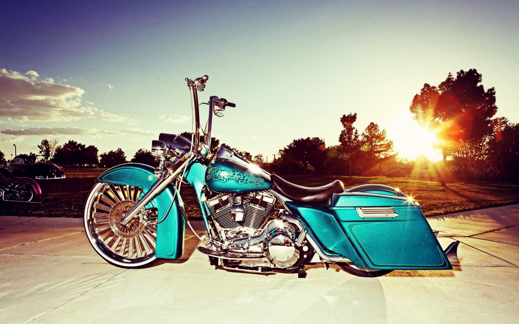 harley davidson, custom, motorbike