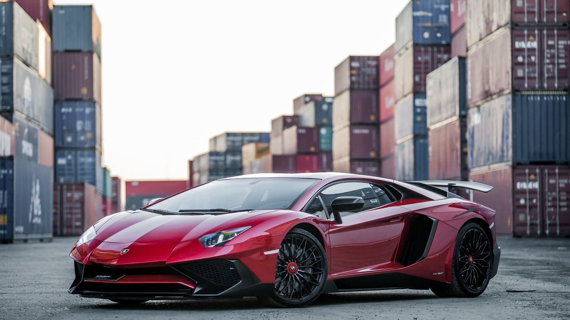 Обои lamborghini aventador