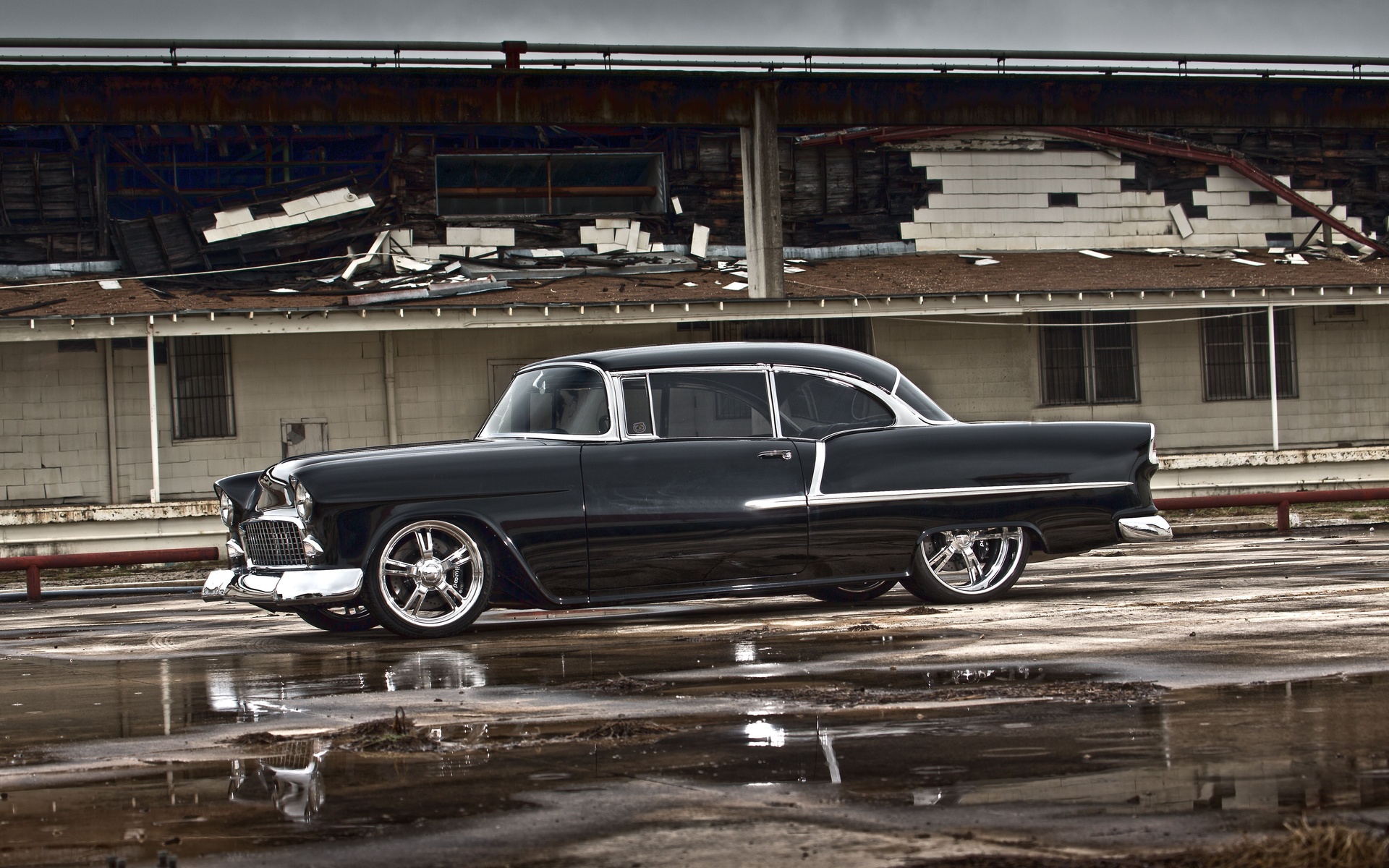 1955, chevrolet, bel, air, cars, classic