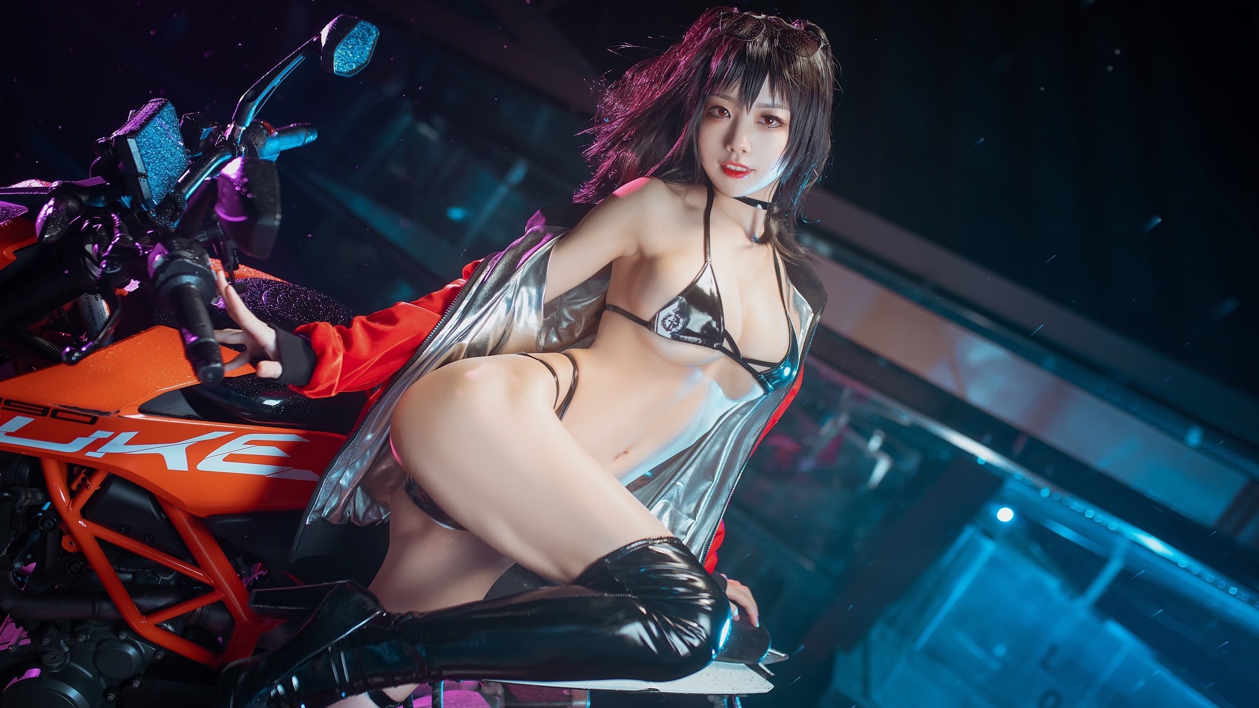 azur lane, race, queen, taihou, cosplay, 