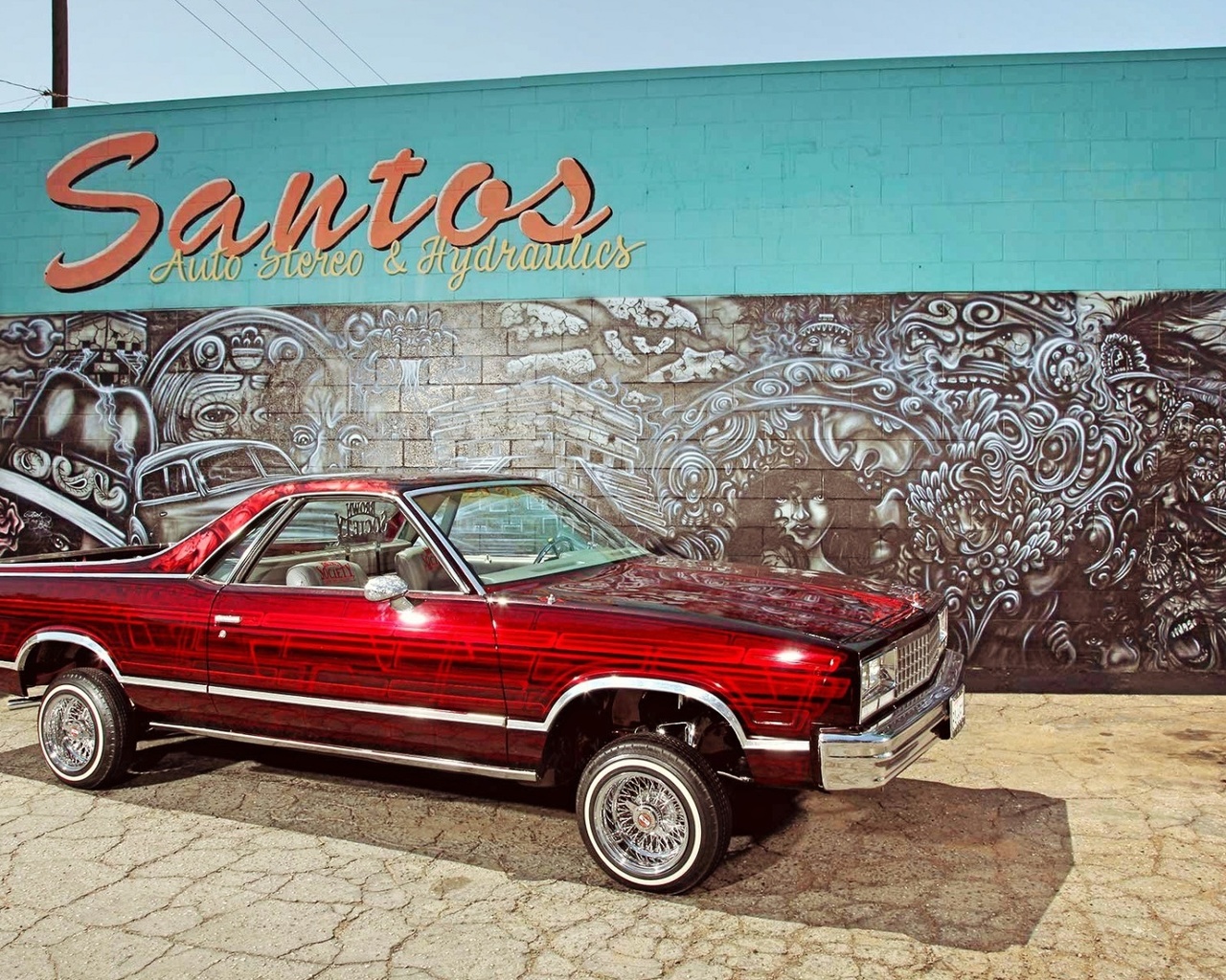 chevrolet, el camino, custom, lowrider