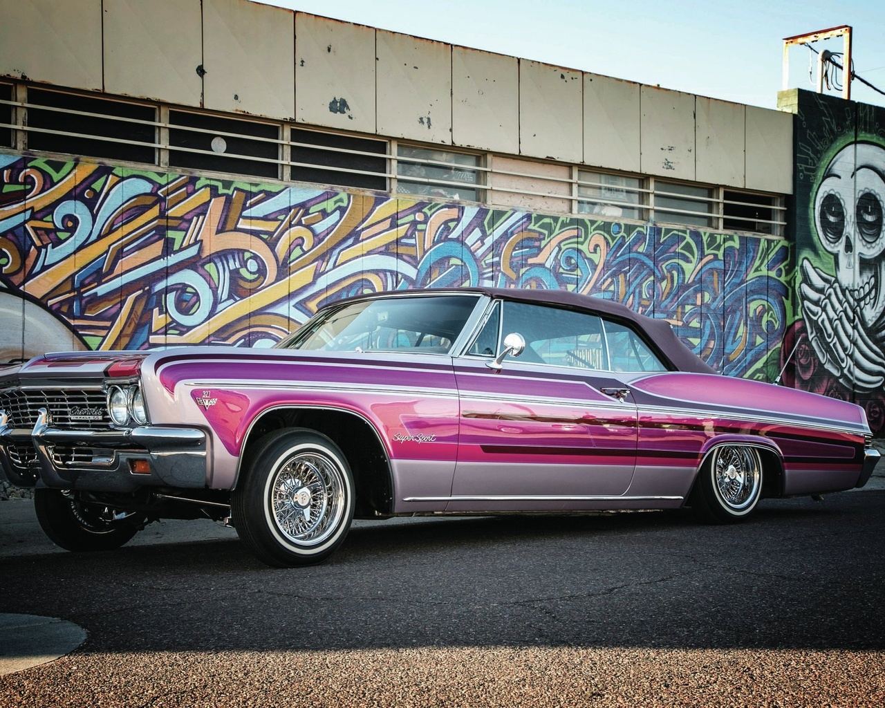 chevrolet, impala, custom, lowrider