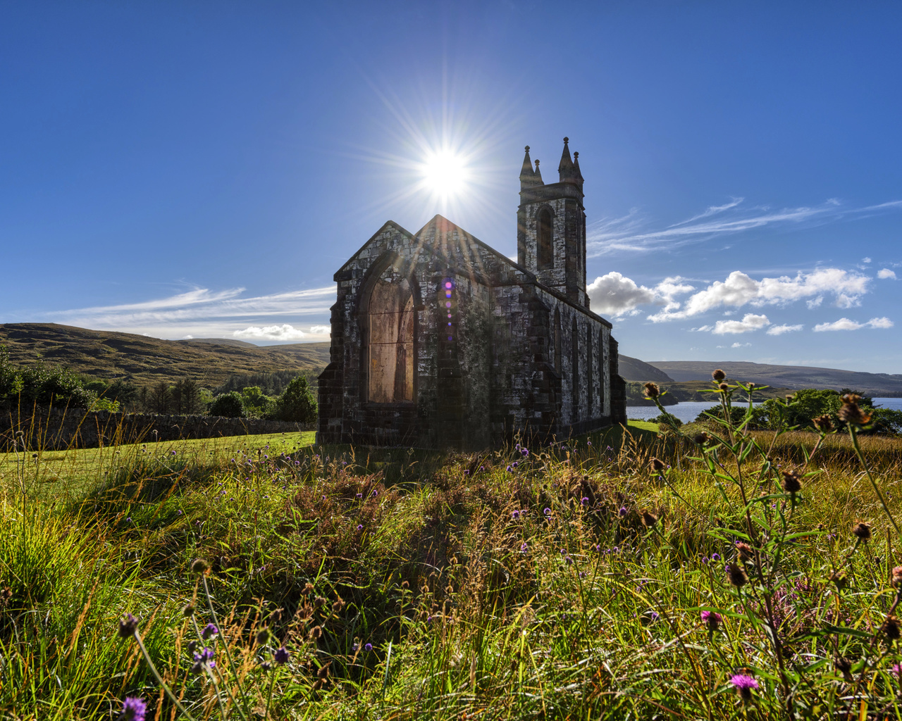 , , dunlewey church, donegal, 