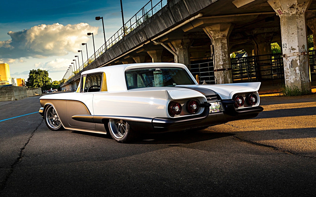 ford, thunderbird, custom