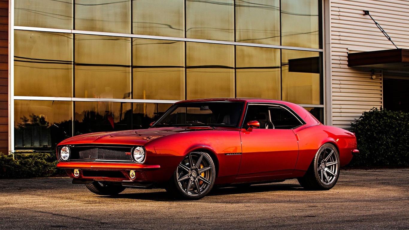 chevrolet, camaro, 1968, custom