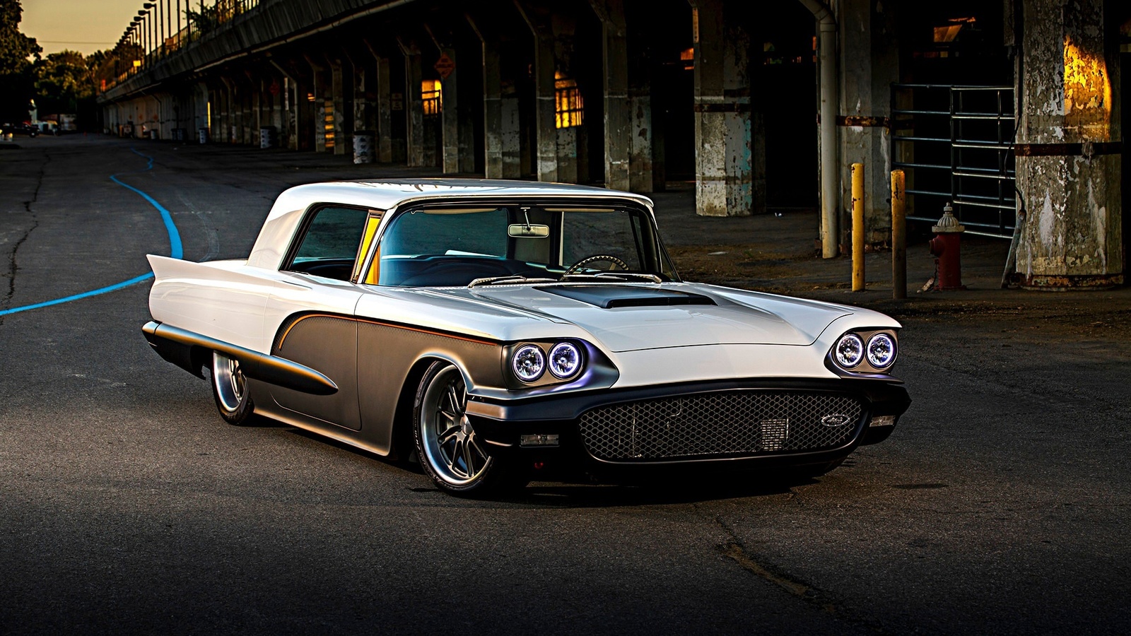 ford, thunderbird, custom