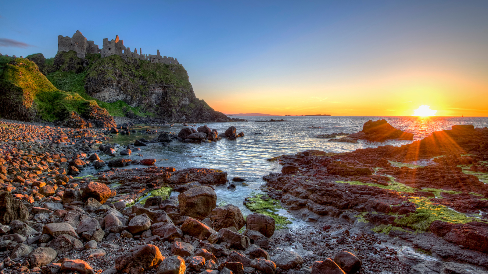 , , , , , northern ireland, dunluce, castle, , , 