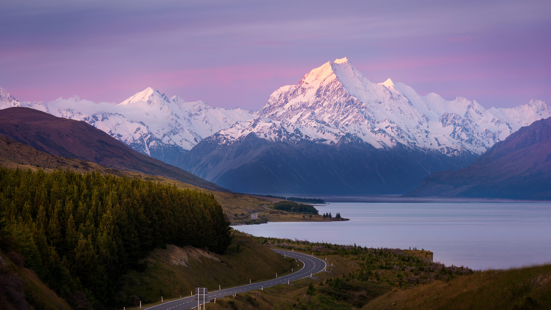  , , , , lake pukaki, mount cook, 