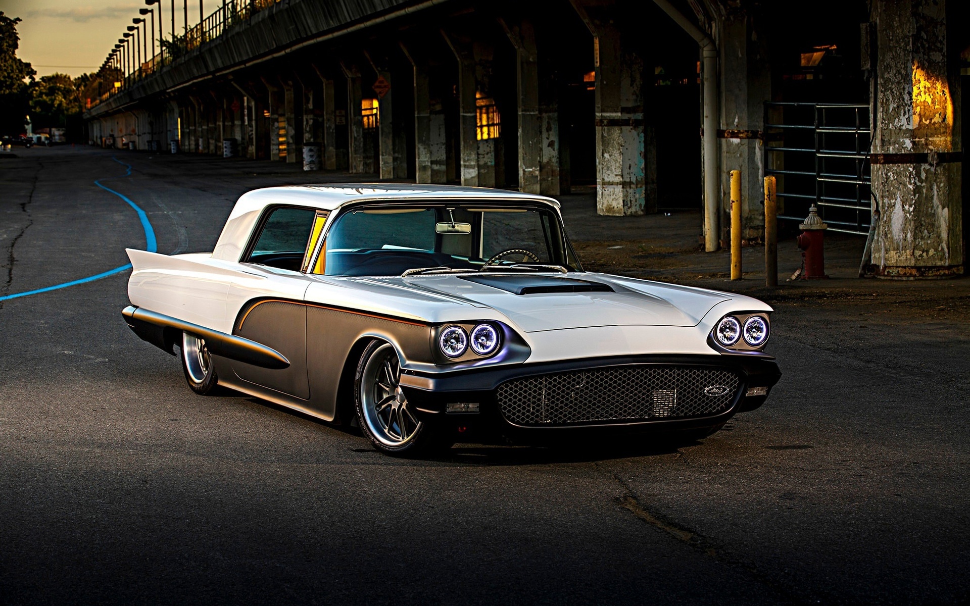 ford, thunderbird, custom