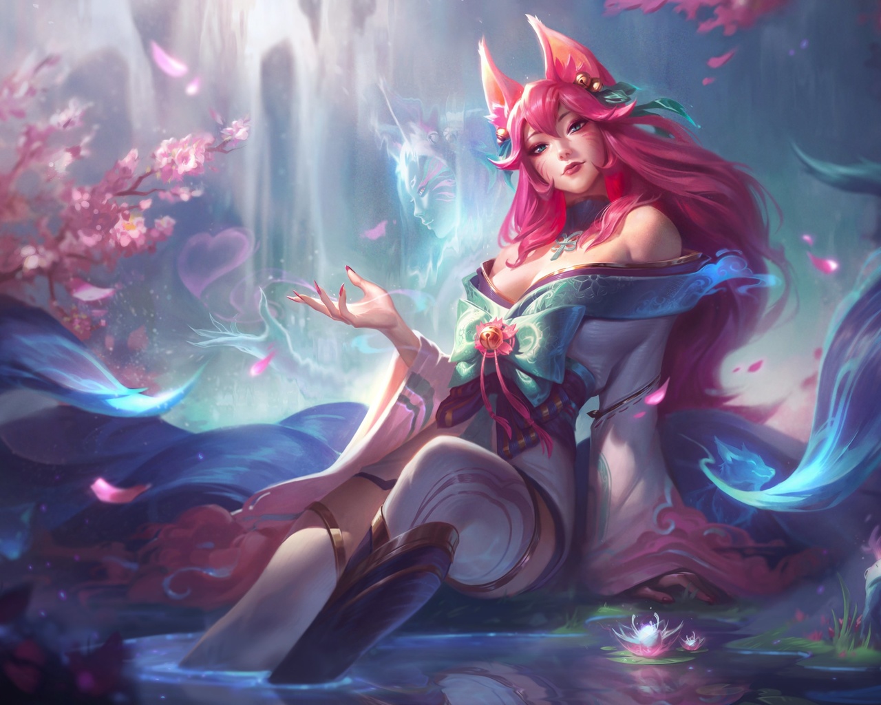 ahri, cassio, kindred, riven future perfect