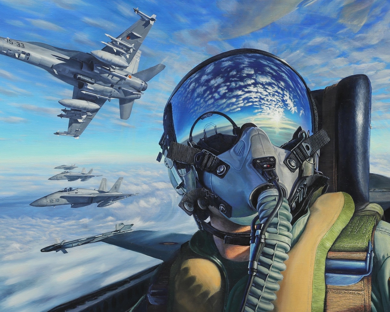 , , , pilot, fighter aircraft, artwork