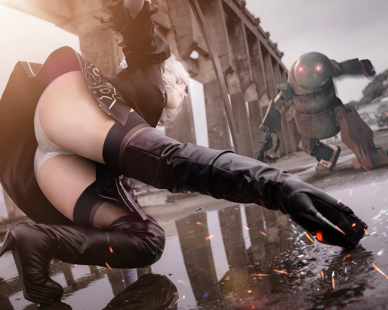 cosplay, nier automata, nier: automata, 2b