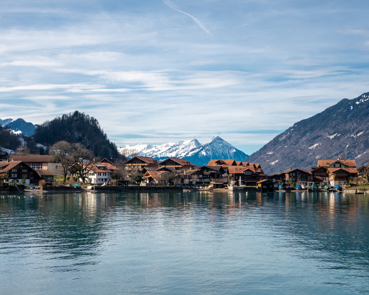 , , , , iseltwald, canton bern, lake brienz, 