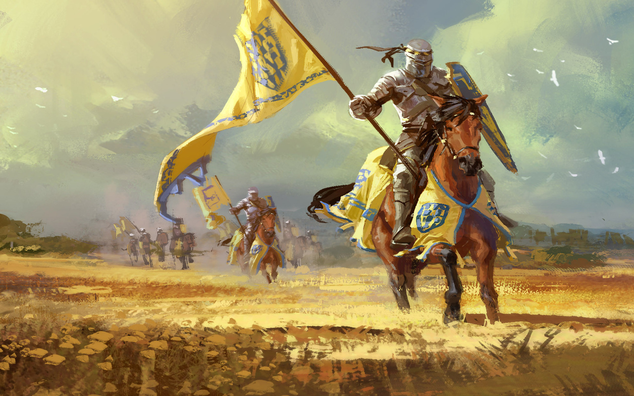 knight, fantasy art, artwork, horse, cavalry