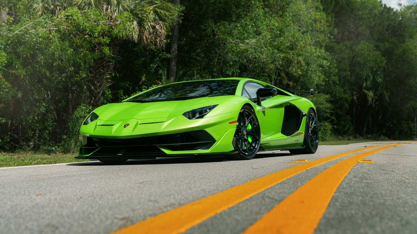 lamborghini, aventador, sv