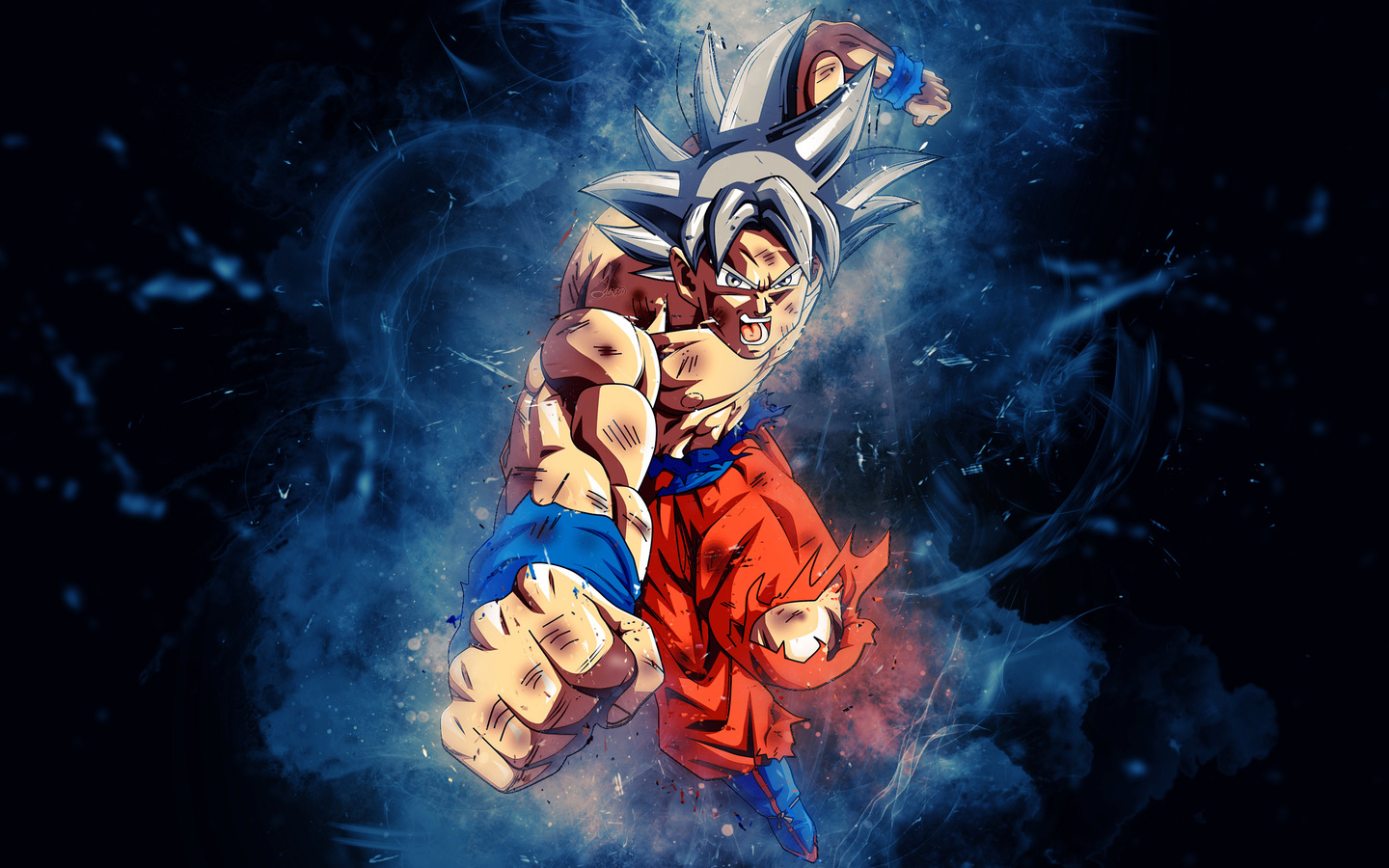 goku, anime, dragon ball, art, digital art, avispon217