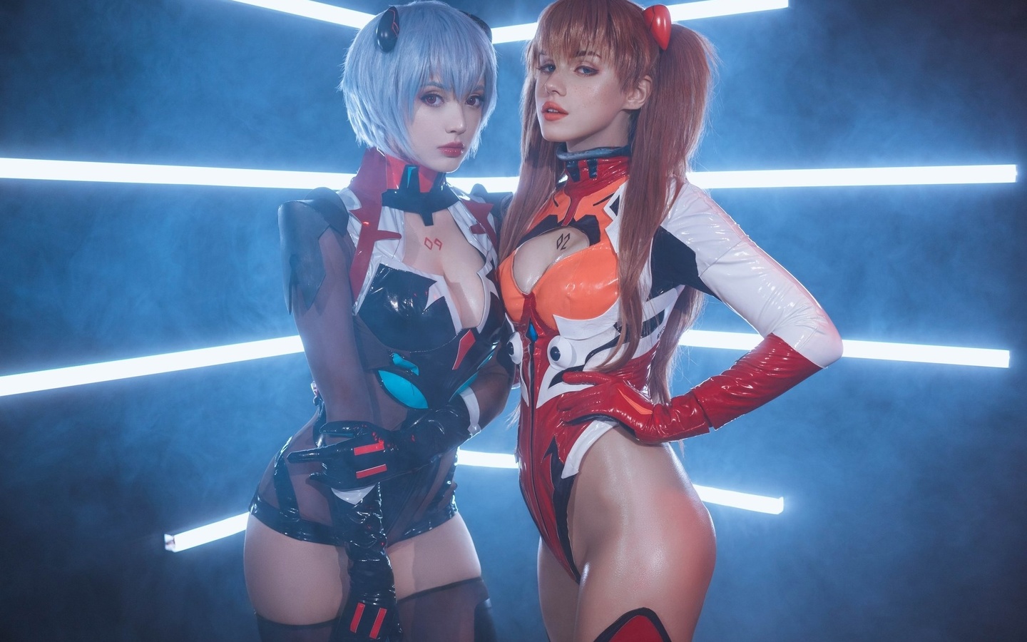 , , , , asuka langley soryu, ayanami rei