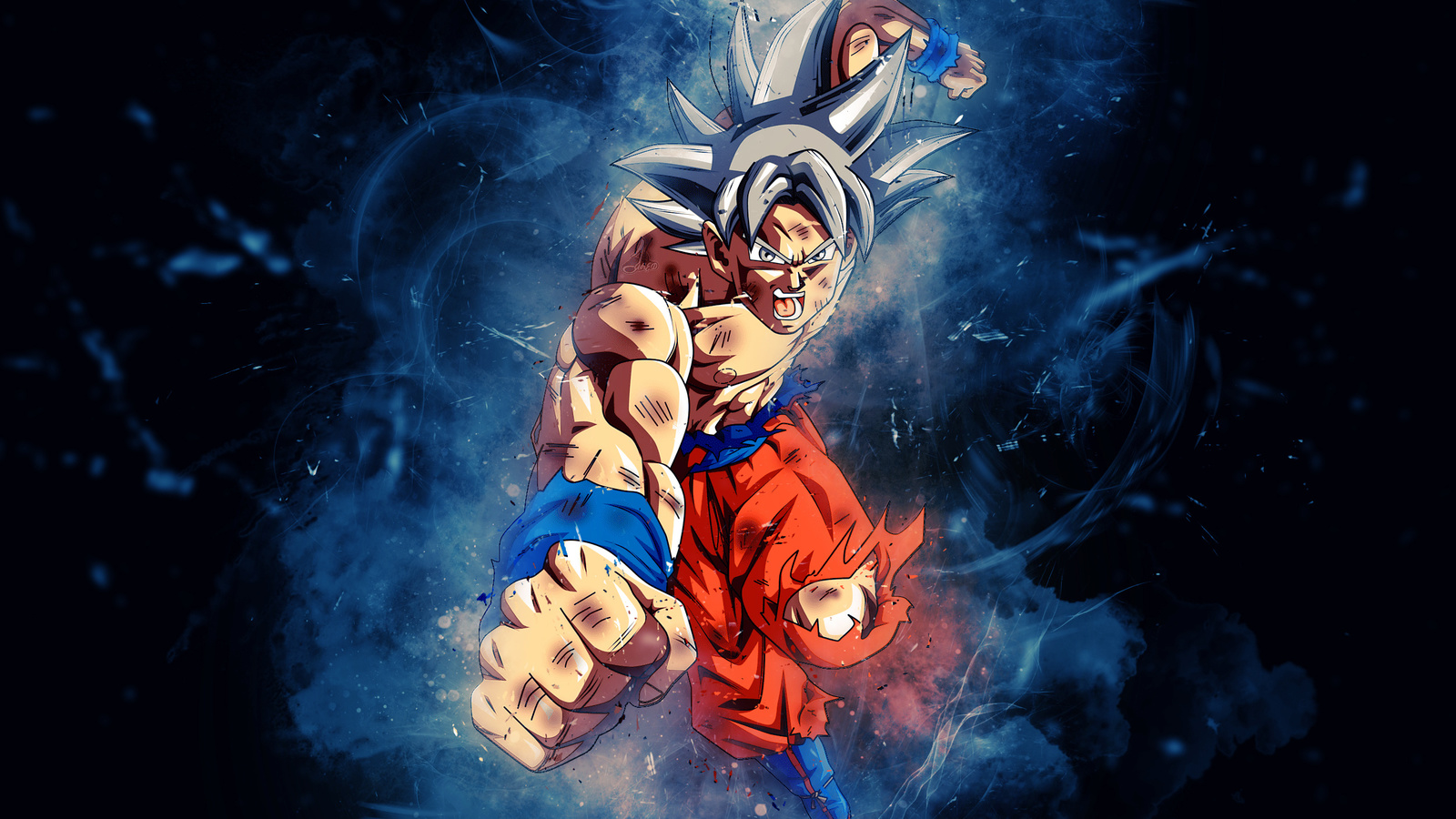 goku, anime, dragon ball, art, digital art, avispon217