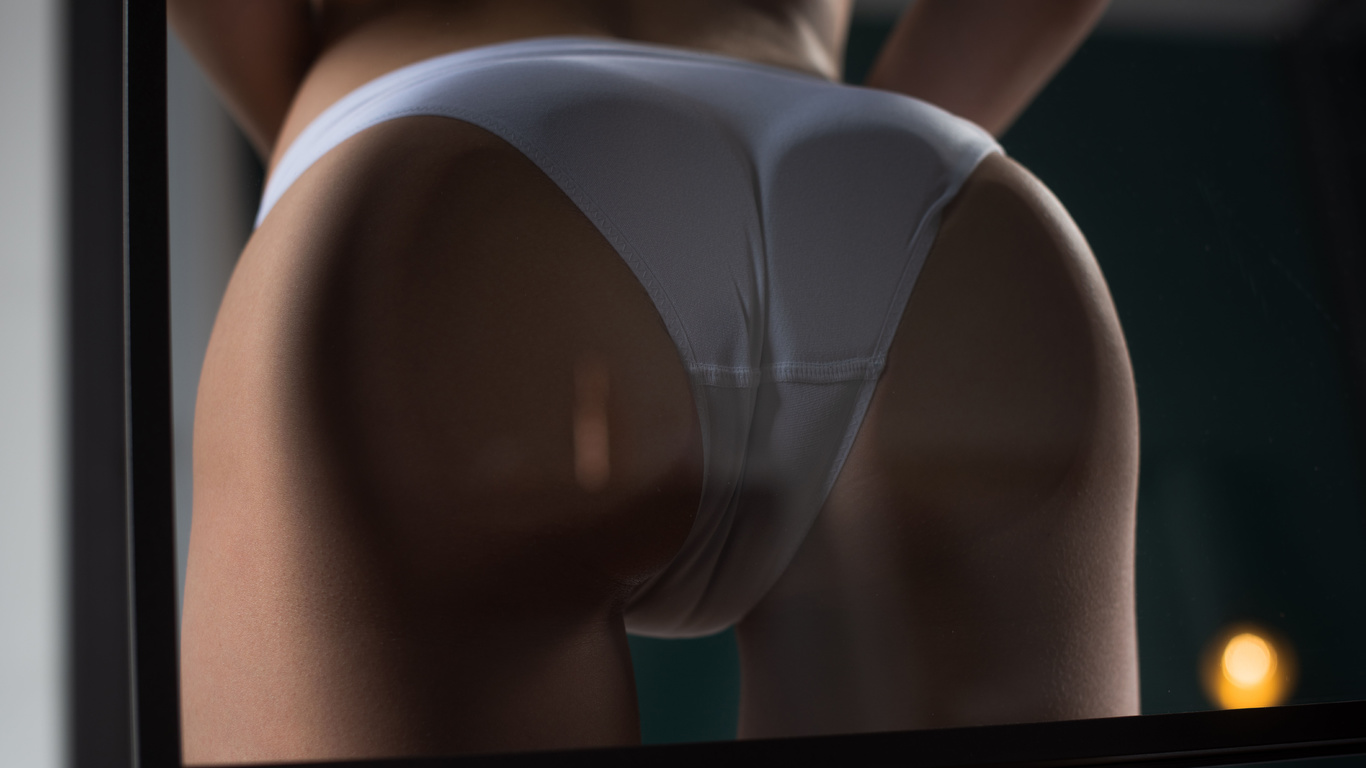 avery, ani hyza, hanna, ass, window, panties, sexy, night, white panties, lingerie