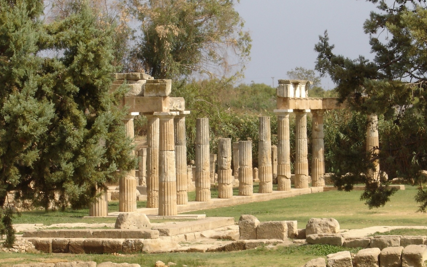 greece, temple, summer, gods