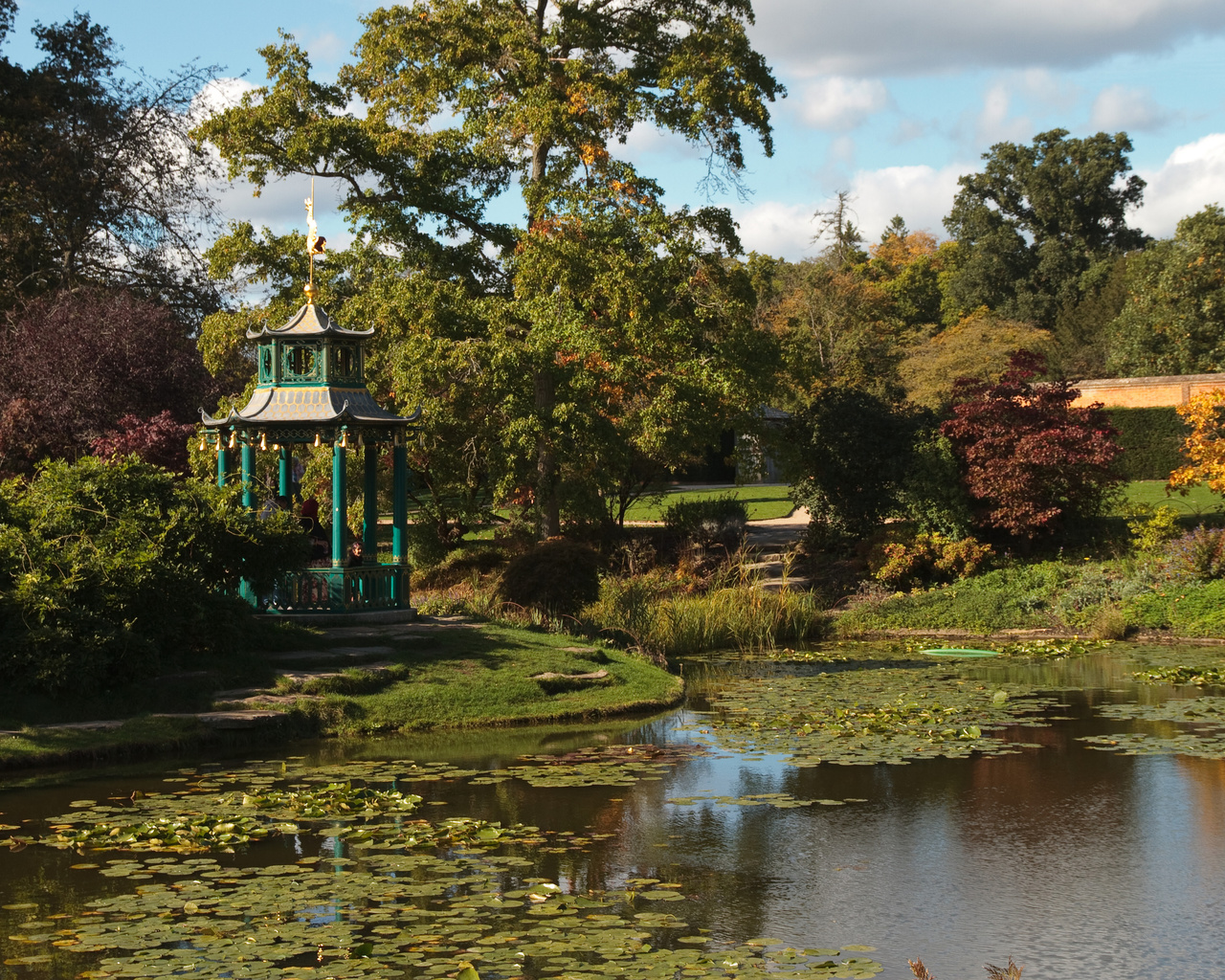 , , , water garden, cliveden, , 