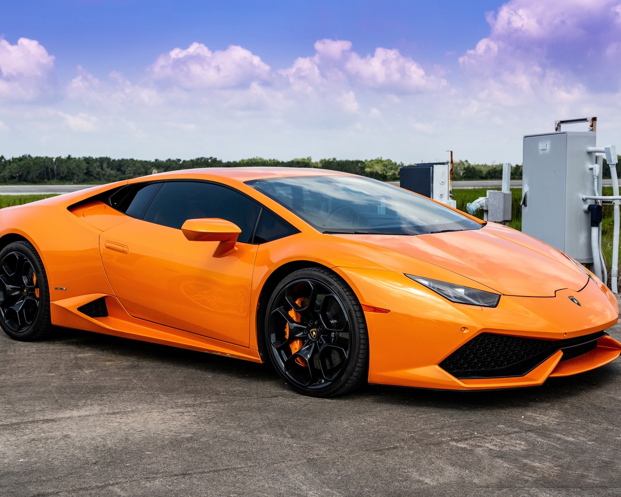 lamborghini, huracan, at, nasa, porter, 34, casey j, orange