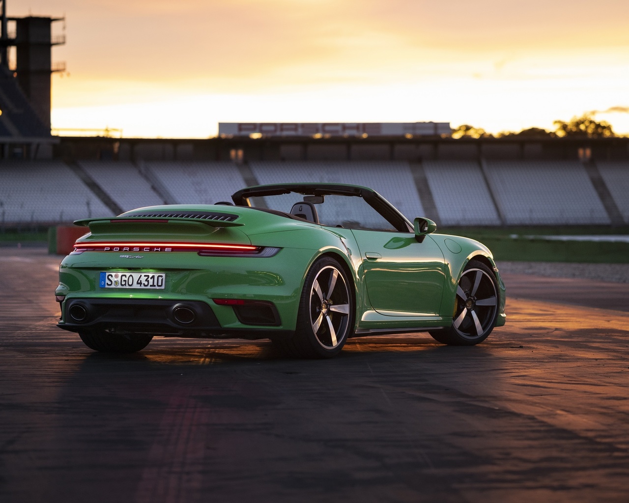 porsche, 911, turbo, cabriolet, 2020