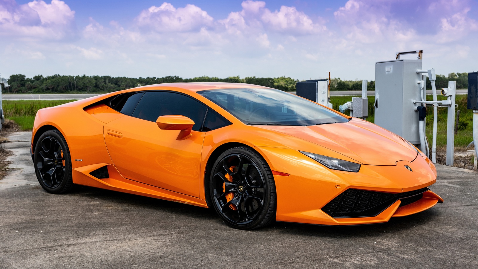 lamborghini, huracan, at, nasa, porter, 34, casey j, orange