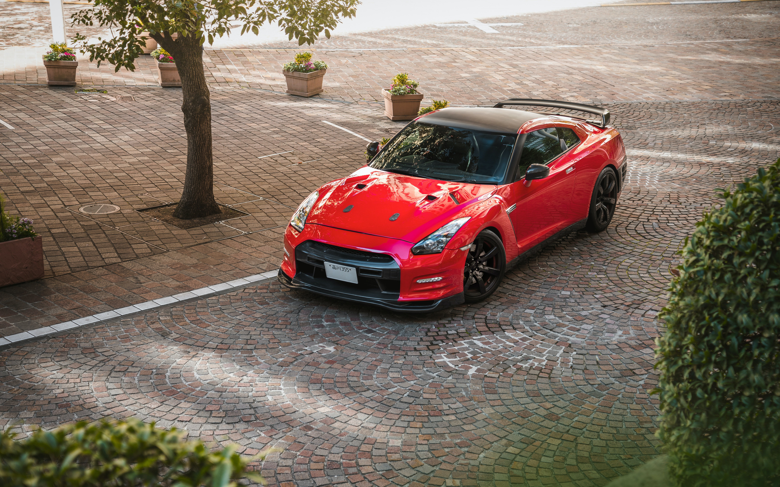 red, nissan, gtr