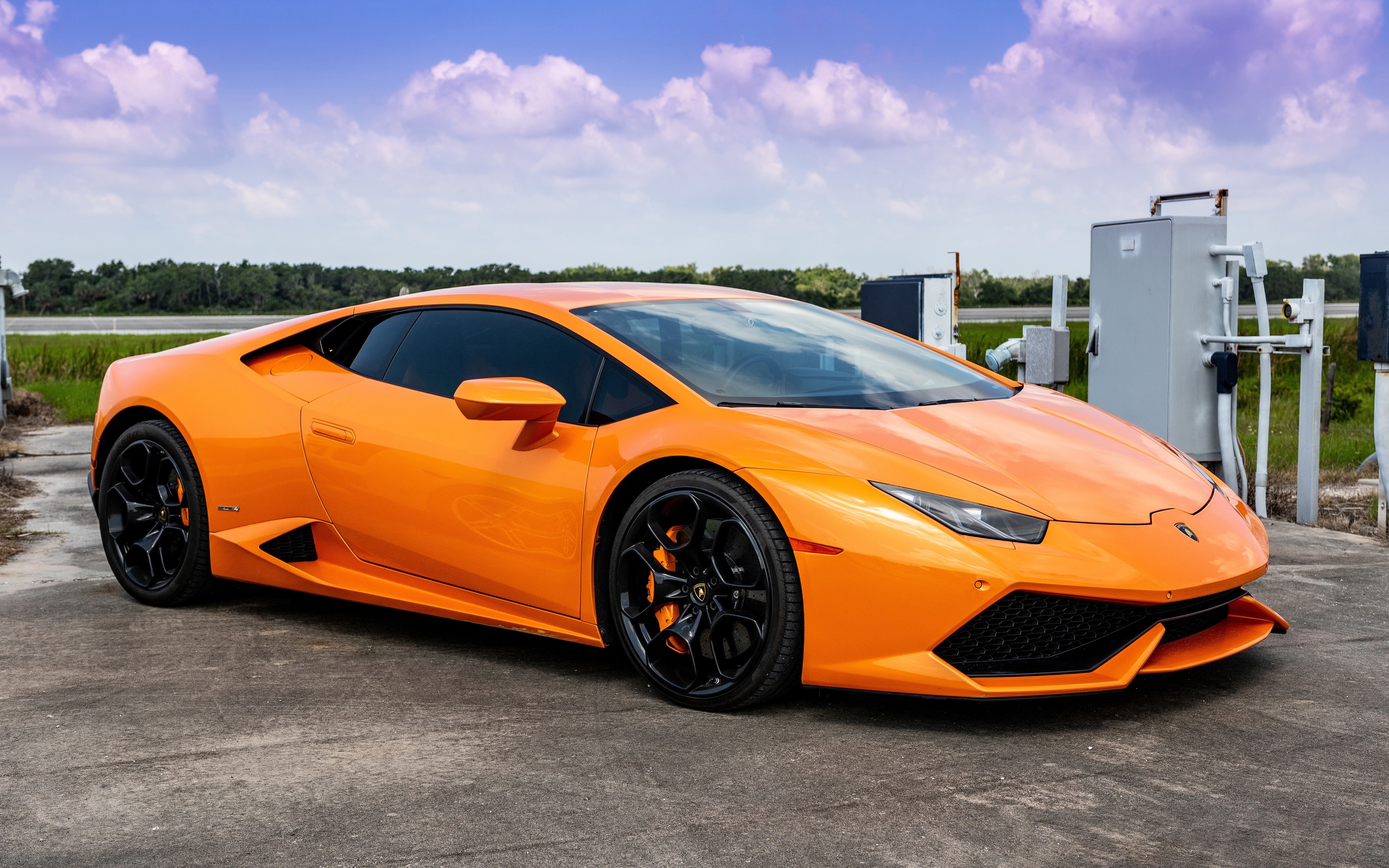 lamborghini, huracan, at, nasa, porter, 34, casey j, orange