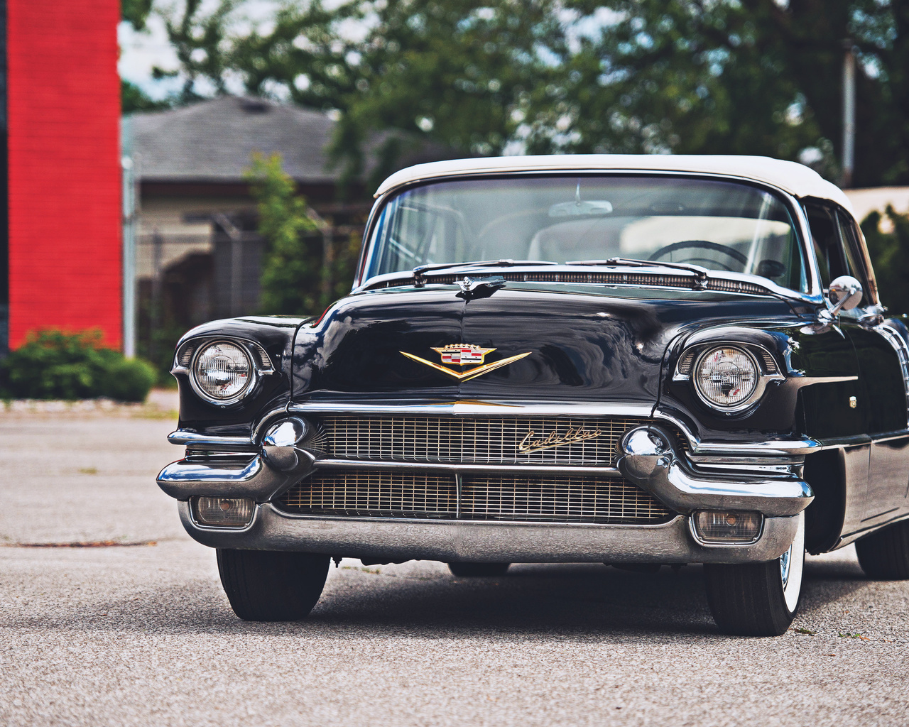 cadillac, sixty-two, convertible, 4k, retro, cars, 1956