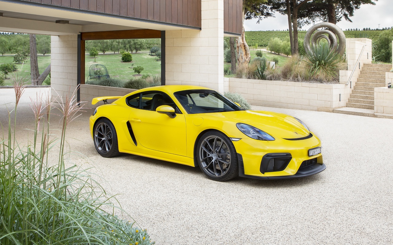 porsche, 718, cayman, gt4, 2020